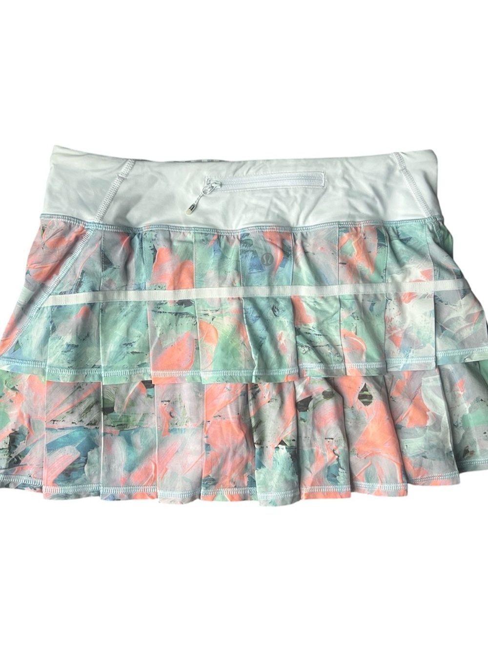 Lululemon Pace Setter Skirt 4-Way Stretch Blushed Illusion Multi Golf Sz 6 Rare